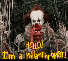 Hello Clown GIF - Hello Clown Im A Philanthropist GIFs