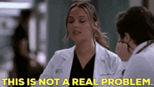 Greys Anatomy Jo Wilson GIF - Greys Anatomy Jo Wilson This Is Not A Real Problem GIFs