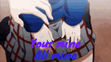 Anime Hug Anime Your Mine GIF - Anime Hug Anime Your Mine Anime Your All Mine GIFs