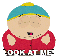 Look At Me Eric Cartman Sticker - Look At Me Eric Cartman South Park Stickers