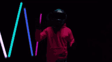 Neon Guy GIF - Neon Guy Helmet GIFs