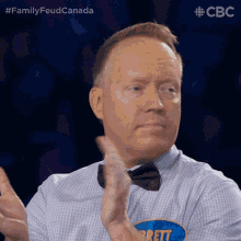 Clapping Brett GIF - Clapping Brett Family Feud Canada GIFs