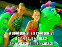 Pool Party Olsen Twins GIF - Pool Party Olsen Twins Mary Kate And Ashley GIFs