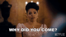 Why Did You Come Lady Marina Crane GIF - Why Did You Come Lady Marina Crane Bridgerton GIFs