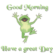 Good Morning Frog Sticker - Good Morning Frog Happy Stickers