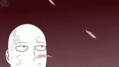 Saitama One Punch Man GIF - Saitama One Punch Man Leaves - Discover & Share  GIFs