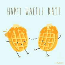Waffles Happy Waffle Day GIF