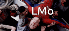 Lmao Spiderman GIF - Lmao Spiderman Carried GIFs
