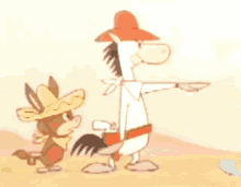 Quick Draw Mcgraw Baba Looey GIF