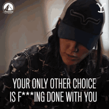Your Only Other Choice Is Fucking Done With You Mia GIF - Your Only Other Choice Is Fucking Done With You Mia Yellowstone GIFs
