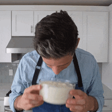 Sniffing The Dough Brian Lagerstrom GIF - Sniffing The Dough Brian Lagerstrom Smelling The Dough GIFs