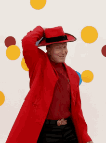 put hat on simon pryce the wiggles hat flipping