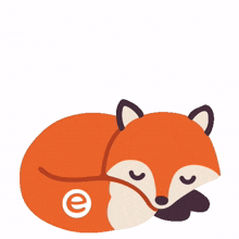 fox sleep love