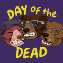 Dead Bears Day Of The Dead GIF