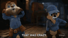 That Was Crazy Chip N Dale Rescue Rangers GIF - That Was Crazy Chip N Dale Rescue Rangers Unbelievable GIFs