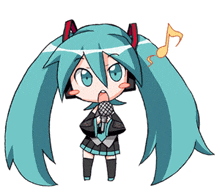 a cartoon drawing of a girl with a microphone