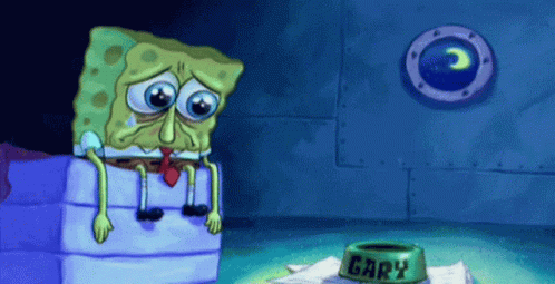 Spongebob Crying Sad About To Cry GIF