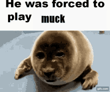 He Was Forced To Play Muck Forced GIF