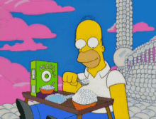 Homer Simpson Pearls GIF - Homer Simpson Pearls Eating Pearls GIFs