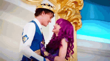 Mal And Ben In Love GIF - Mal And Ben In Love Descendants GIFs