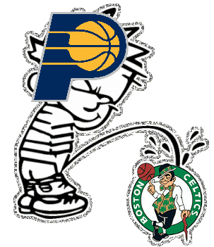 Fk Boston Celtics Pacers Boston Celtics Sticker - Fk Boston Celtics Pacers Boston Celtics Nba Celtics Stickers
