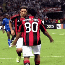 a soccer player with the number 80 on the back of his shirt
