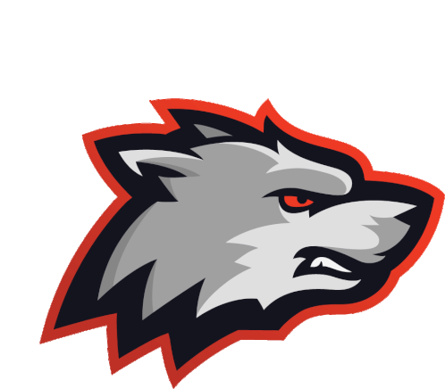 Wolf Mascot Sticker - Wolf Mascot Wolf Mascot Stickers