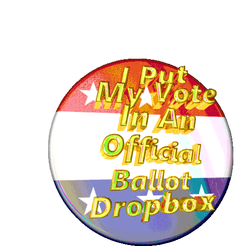 Official Ballot Drop Box Ballot Sticker - Official Ballot Drop Box Drop Box Ballot Stickers
