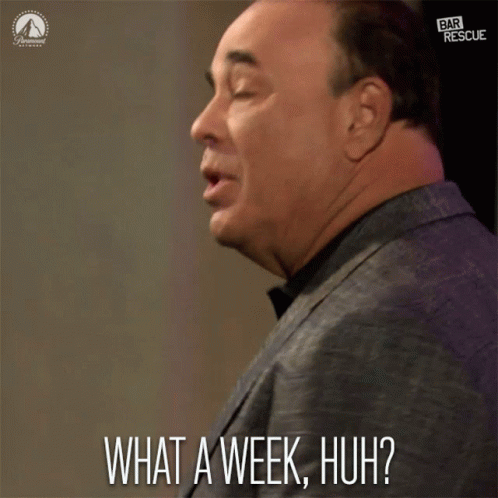 What A Week Huh Challenging Week GIF - What A Week Huh Challenging Week Stressful Week - Discover & Share GIFs
