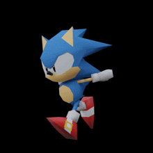 Sonic Low Poly GIF - Sonic Low Poly Run Cycle GIFs
