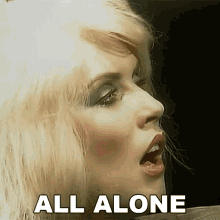 All Alone Debbie Harry GIF - All Alone Debbie Harry Blondie GIFs