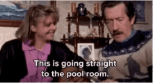 The Castle Straight To The Pool Room GIF - The Castle Straight To The Pool Room Pool Room GIFs