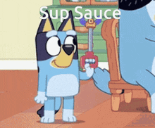 Sup Sauce Bluey Bluey Dancing GIF - Sup Sauce Bluey Sup Sauce Bluey GIFs