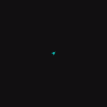 a blue star on a black background that looks like a cartoon star