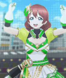 Sifas Emma Verde GIF - Sifas Emma Verde Love Live GIFs