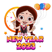 New Year2023 Chutki GIF - New Year2023 Chutki Chhota Bheem GIFs