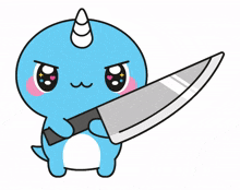 dont mess with me psycho stabby knife cute