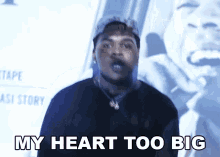 My Heart Too Big Kevin Gates GIF - My Heart Too Big Kevin Gates Luca Brasi2intro Song GIFs