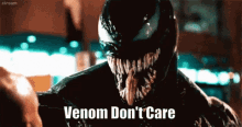 Venom Dont Care Stfu GIF - Venom Dont Care Venom Dont Care GIFs
