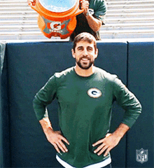 Green Bay Packers Aaron Rodgers GIF - Green Bay Packers Aaron Rodgers Ice Bucket Challenge GIFs