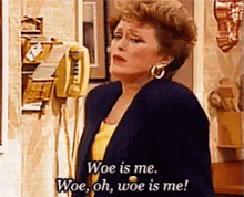Blanche Woe Is Me GIF