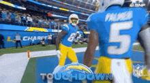 Chargers La Chargers GIF - Chargers La Chargers Bolt Up GIFs