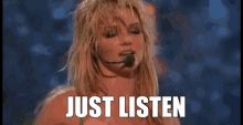 Gather Round GIF - Britney Spears Just Listen Listen GIFs