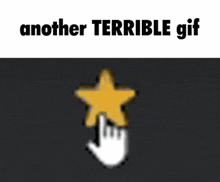 another terrible gif with a hand pressing a button