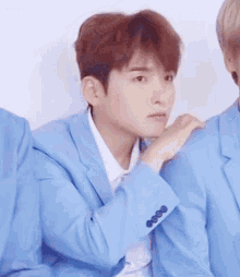 ryeowook cute %EB%A0%A4%EC%9A%B1 photoshoot baby blue ryeowook