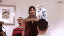 Smile Red Dress GIF