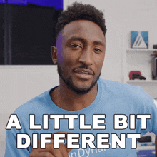 A Little Bit Different Marques Brownlee GIF - A Little Bit Different Marques Brownlee A Little Bit Unique GIFs