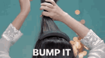Bump It Hair GIF - Bump It Hair Hair Do - Discover & Share GIFs