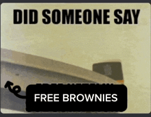 Did Somebody Say Free Brownies Skytrain GIF - Did Somebody Say Free Brownies Skytrain GIFs