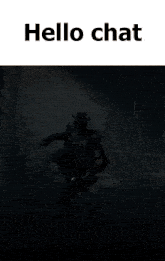 a picture of a clown and a cowboy with the text hello chat